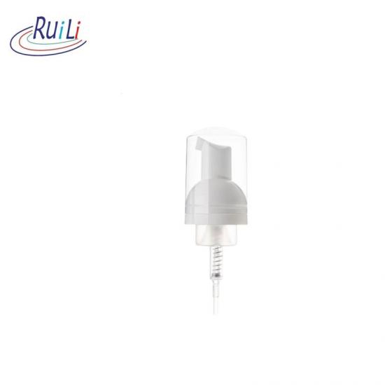 43mm White Foam Pump with clear cap